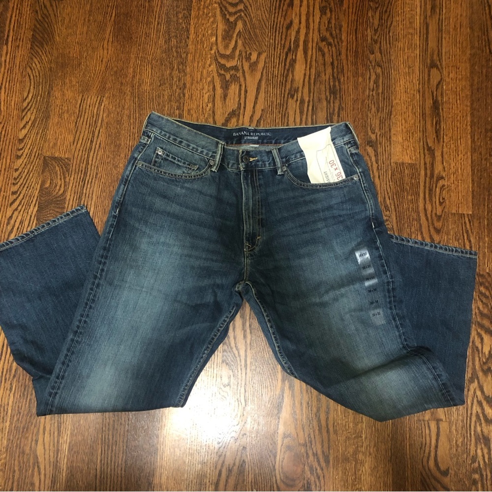 COPY - NWT Banana Republic Jeans 36x30 Straight